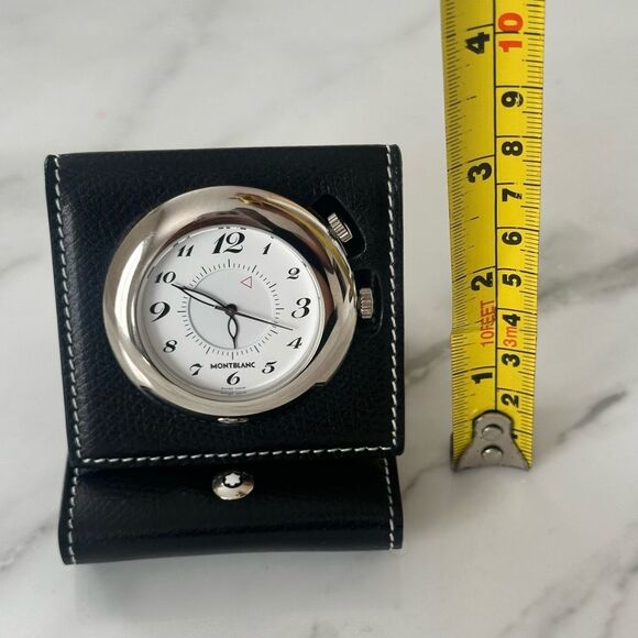 SOLD:Montblanc Travel Clock Not Tested - Picture 8 of 12